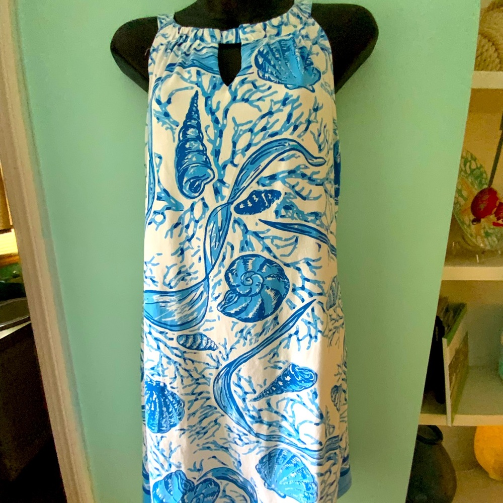 Barbara Gerwit Seashell Halter Dress